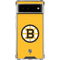 NHL Boston Bruins Solid Background Google Pixel 6 Clear Case